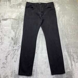 NEUW Iggy Skinny Black Denim Jeans Mens Sz 36 Fits 34" Grunge Retro Preppy‎